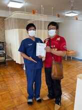 あかつき整骨院 雀の宮駅前院/お客様と♪