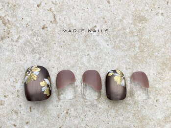 マリー ネイルズ いわきラトブ店(MARIE NAILS)/定額7,700円税込 フラワー 1120d