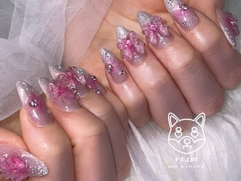 フロル(FLOR)/マグチークリボンネイル