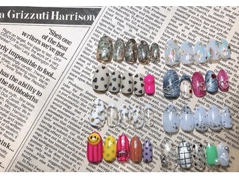 クオレ 上新庄店(Cuore)の写真/遊べる春ネイル♪10本アートで指先からHAPPY♪