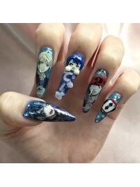 キャラクター痛ネイル