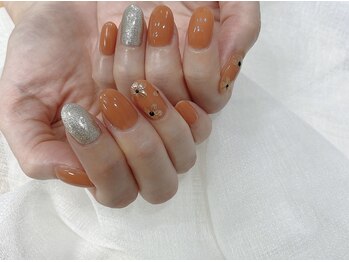 08ネイル(08 nail&school)/ミラーフラワー☆