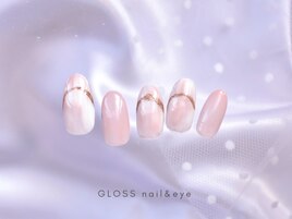 アクセントミラーネイル