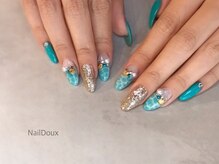 ネイル ドゥ 岡山駅前店(Nail Doux)/☆ドロップアートネイル☆
