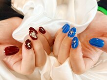 グレイヘアービューティー(gray hair beauty)/秋のポップネイル