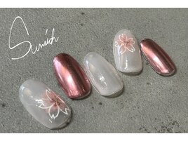 春満開、サクラネイル