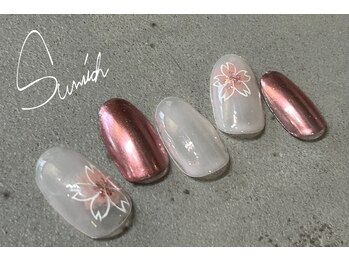 春満開、サクラネイル