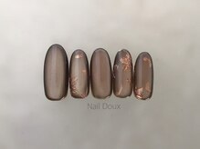 ネイル ドゥ 岡山駅前店(Nail Doux)/ミラーフラワーネイル
