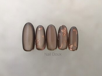 ミラーフラワーネイル