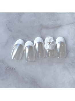 ネイルケア付きブライダルネイル