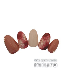 ネイルケアサロン ミウラ 井の頭通り店(miura)/秋の定額ジェルアート 9460円