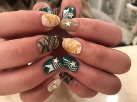 ツイードｘカフェネイル♪