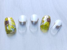 ナビネイル(Nabi nail)/ひまわりネイル