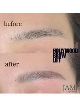 ジャム アイラッシュ 枚方店(JAM eyelash)/ハリウッドブロウリフト＊