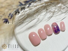 優美なギャラクシーネイル☆