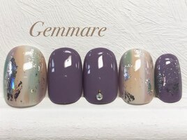 縦ニュアンスネイル