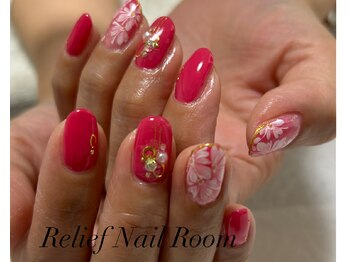 リリーフネイルルーム(RELiEF NAiL ROOM)/Sakura Nail