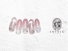 エアフォルクギンザ 横浜店(ERFOLG GINZA)/ピンク×マグネットフレンチ