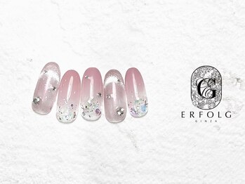 エアフォルクギンザ 横浜店(ERFOLG GINZA)/ピンク×マグネットフレンチ