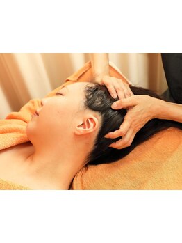 ヘッドスパで癒されたい