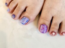 ウイ(Oui)/紫陽花ネイル