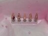 【HandNail】10本フルデザインネイル♪パラジェルベース/ドライケア込
