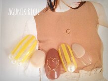 アグニークリッシェ(Agunik Riche)/【ストライプネイル】