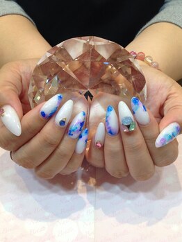 エスフィーネイルサロン ブリーユ(Esfy nailsalon Brille)/紫陽花カラーネイル