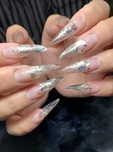 レディグリッター(Lady glitter)/クリアネイル