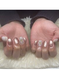 定額ネイル☆大理石風ネイル