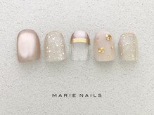 マリーネイルズ 大阪梅田店(MARIE NAILS)/新規様7000円 0410b ベージュ