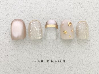 マリーネイルズ 大阪梅田店(MARIE NAILS)/新規様7000円 0410b ベージュ