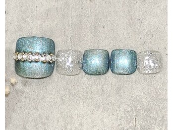 ヘルシーネイルサロン マリアール オーロラタウン店/フットジェル定額プレミアム