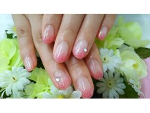 プルミエ ネイル(Premier Nail)/ピンクラメグラデーション