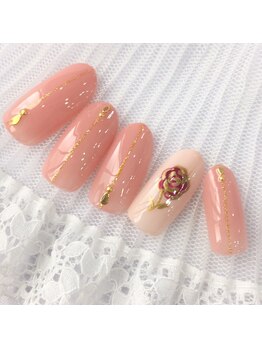 プライズアイリス アイラッシュ 池袋東口店(prize Iris eyelash)/シンプルフラワーネイル