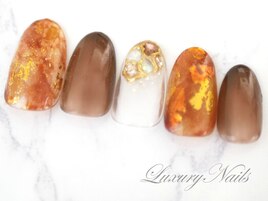 autumn＊べっ甲Nail