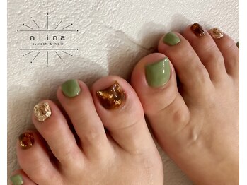 べっこう×カーキネイル