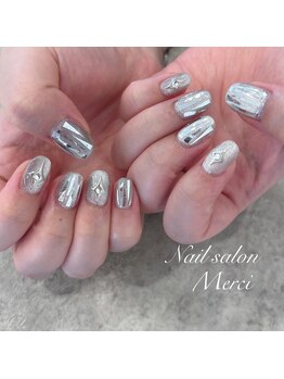 メルシー 京都店(Merci)/グリッターネイル