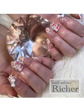 エスフィーネイルサロン リシェル(Esfy nailsalon Richer)/アニマル柄ネイル