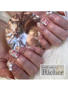 エスフィーネイルサロン リシェル(Esfy nailsalon Richer)/アニマル柄ネイル