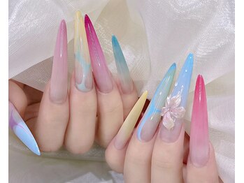マルチューネイル 池袋(MARUCHU NAIL)/長さだしMAX持ち込みデザイン