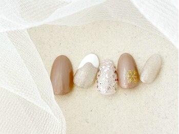 リベレ 福島店(LIBELLE)/雪の結晶/ホロラメ/冬トレンド