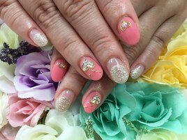 ハートのパーツが可愛い♪