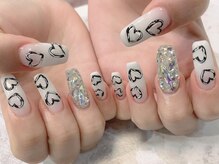 ラルネイル 大宮(Lull. nail)/＃白グラ＃埋め尽くし