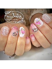 大人チューリップネイル