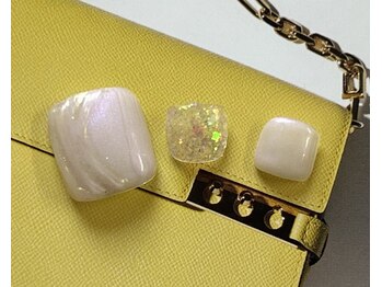 リーフオレンジアイラッシュ(leaf orange eyelash)/フット トレンドコース