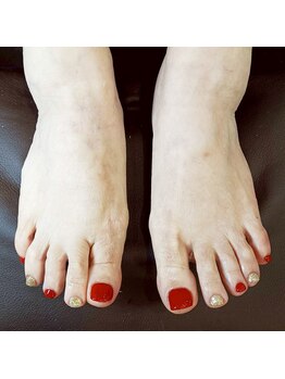 ウェリネイルサロン(WelinailSalon)/フットネイル　3880円初回オフ込