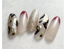 ナバナ(nabana)/秋先取り【レオパードネイル】