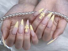 サリーネイルラボ(Sully Nail Lab)/黄色フレンチ