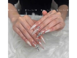 シルバーピンクネイル